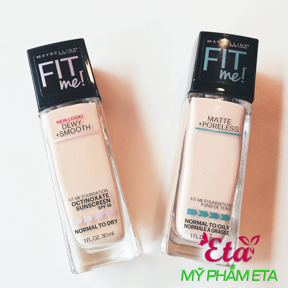 Kem nền Maybelline Fit Me MATTE PORELESS Foundation trang điểm da hoàn hảo cho da dầu và da hỗn hợp