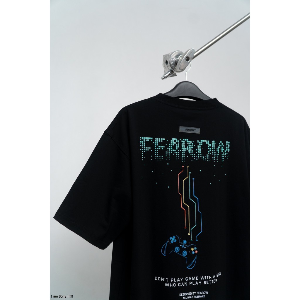 Áo thun nam nữ local brand unisex Fearow GamePlay /Màu Đen FW112