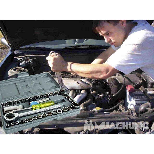 BỘ DỤNG CỤ SỬA CHỮA Ô TÔ, XE MÁY 40 MÓN TIỆN LỢI