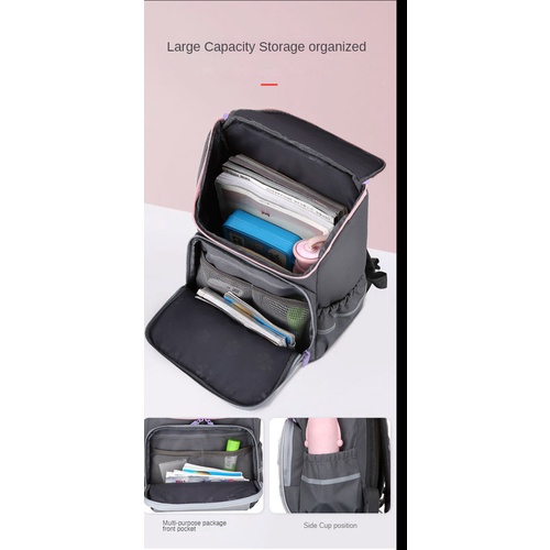 Ba Lô Đi Học Trọng Lượng Nhẹ Thoáng Khí Cho Bé Lớp 1-6