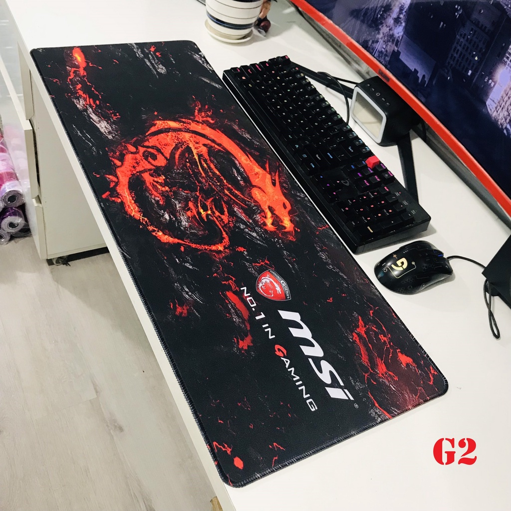 Bàn Di Chuột - Lót Chuột Khổ Lớn Gaming Siêu Đẹp Siêu Mịn Siêu Bền 800x300x3mm | WebRaoVat - webraovat.net.vn