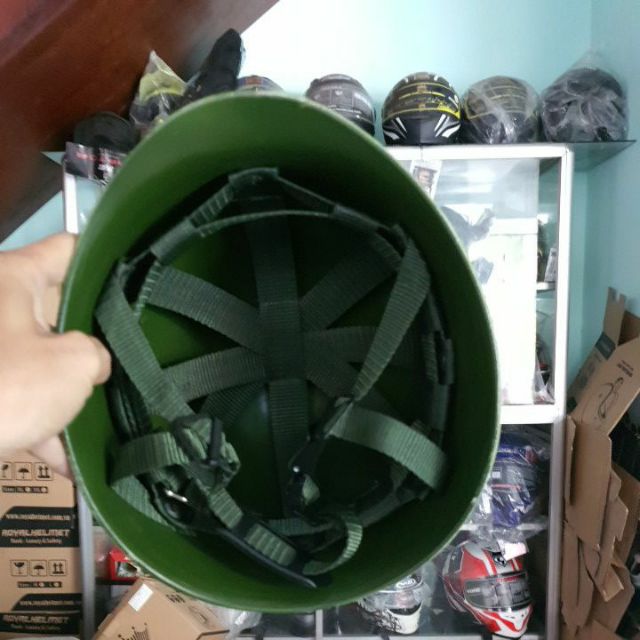 Nón bảo hiểm lính Us lòng dây