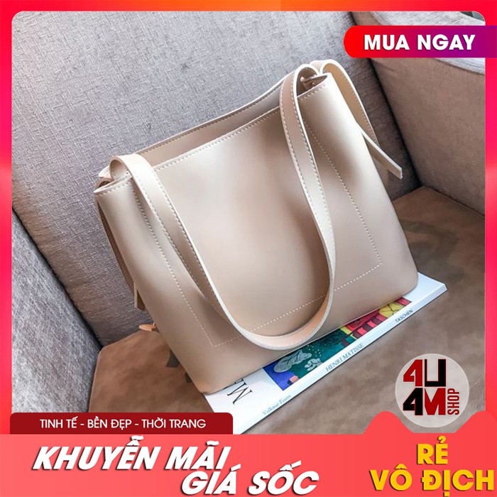 [RẺ VÔ ĐỊCH] Túi Xách Nữ Thời Trang 4U4M9708 Da Trơn Phong Cách Hàn Quốc