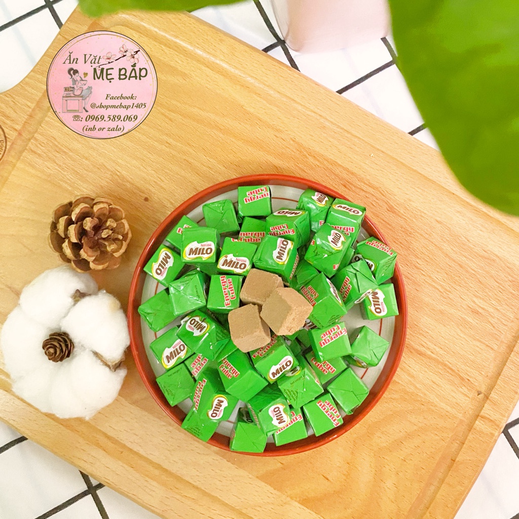 Kẹo Viên Milo Cube Nestle Thái Lan 275g (100 viên) - tách lẻ 20viên, 50viên [Date 07/2023]