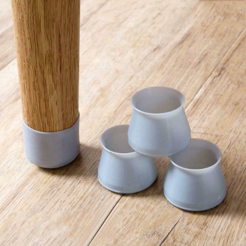 Bộ 4 cái nắp silicone bọc chân bàn ghế chống trượt bảo vệ sàn nhà