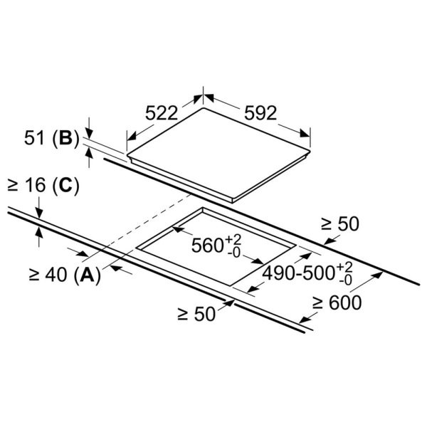 Bếp Từ 4 Vùng Nấu Bosch PIE631FB1E Serie 6