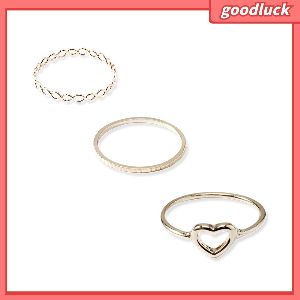 Set 9 Nhẫn Đính Ngọc Trai Giả Thời Trang Cho Nữ