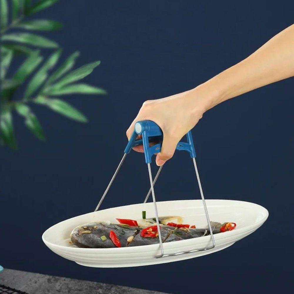 Dụng Cụ Kẹp Chén Dĩa Chống Nóng / Trượt Tiện Dụng