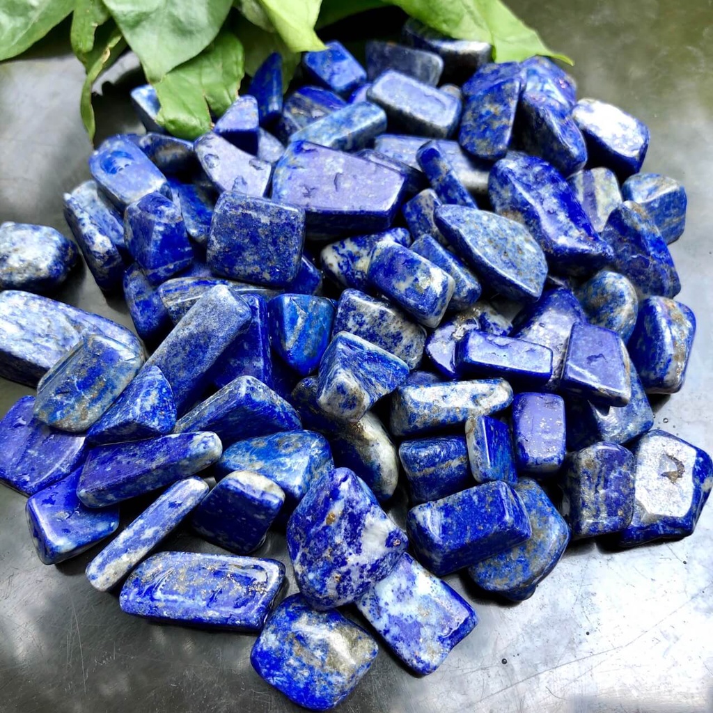 100gr Đá xanh lapis lazuli vụn không lỗ thanh tẩy