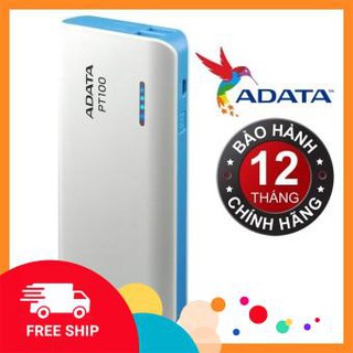 Pin sạc dự phòng ADATA PT100 10.000mAh  - Hãng Phân Phối