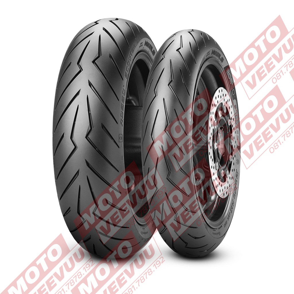 Vỏ lốp xe máy Pirelli Diablo Rosso Scooter 110/70-12 120/70-12 130/70-12 TL (Lốp không ruột)