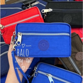 VÍ CẦM TAY KIPLING KÉO NGANG (3 NGĂN)