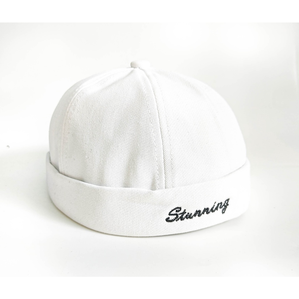 Mũ lưỡi trai Miki tròn không vành- Stunning- chất liệu cotton phong cách Hàn Quốc hợp thời trang cổ điển, độc đáo