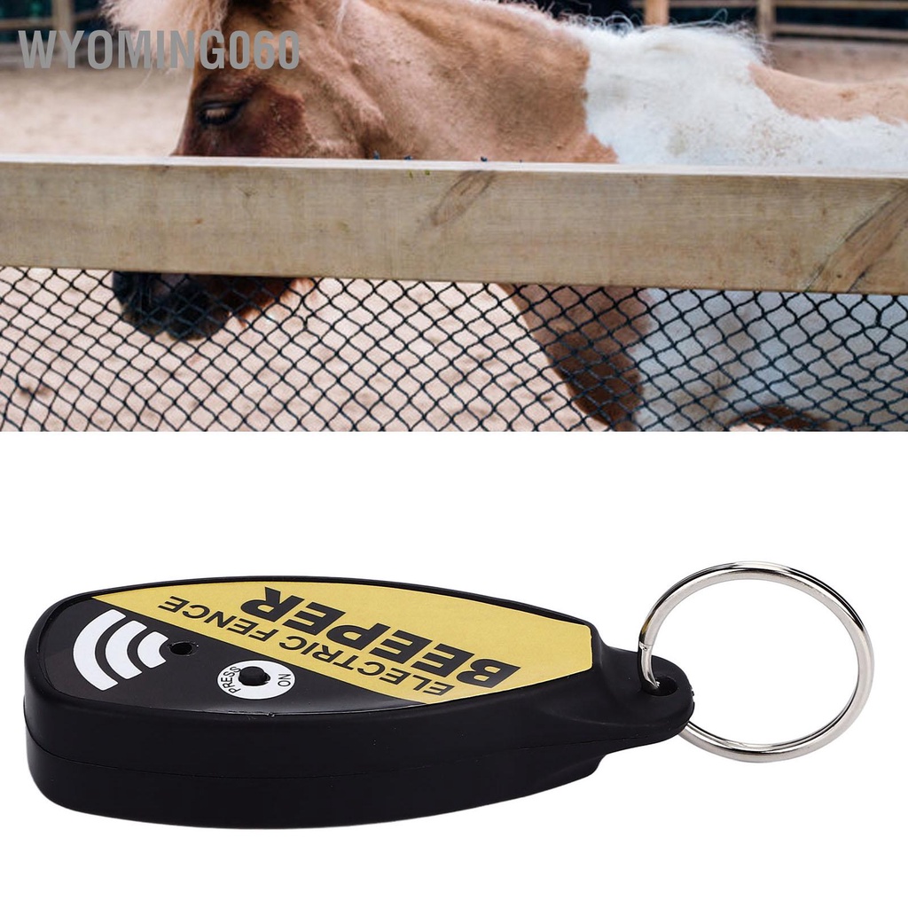 [Hàng Sẵn] Hàng rào điện Beeper Máy kiểm tra áp hàng ABS cho nông trại Vườn nhà Cừu Vật nuôi Ngựa 【Wyoming060】