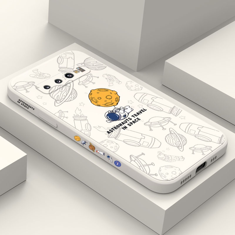 Ốp Điện Thoại Mềm Hình Phi Hành Gia Cho Samsung Galaxy S10 S10E Plus S9 Plus