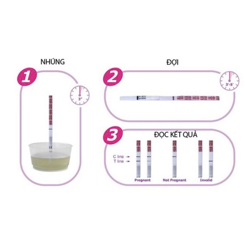 [CHÍNH HÃNG] Que thử thai Allisa Traphaco - Test thai nhanh HCG - Nhanh chóng, tiện lợi, chính xác Alisa