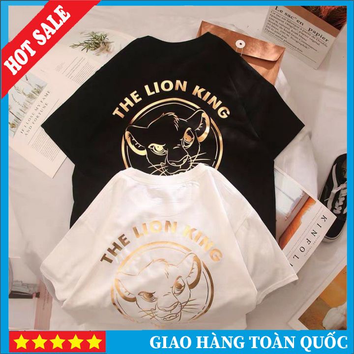 Áo Thun Tay Lỡ Nam Nữ⚡️SALE⚡️ Áo Phông Unisex Form Rộng Chất Cotton Mát Mịn Thấm Hút Mồ Hôi In Hình Jungle King Bigsize