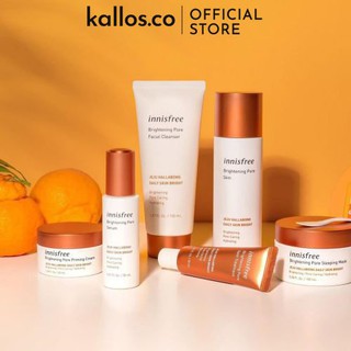 Mặt Nạ Ngủ, Kem Dưỡng Trắng Innisfree Brightening Pore Priming Cream, Sleeping Mask, Spot Treatment - Kallos Vietnam