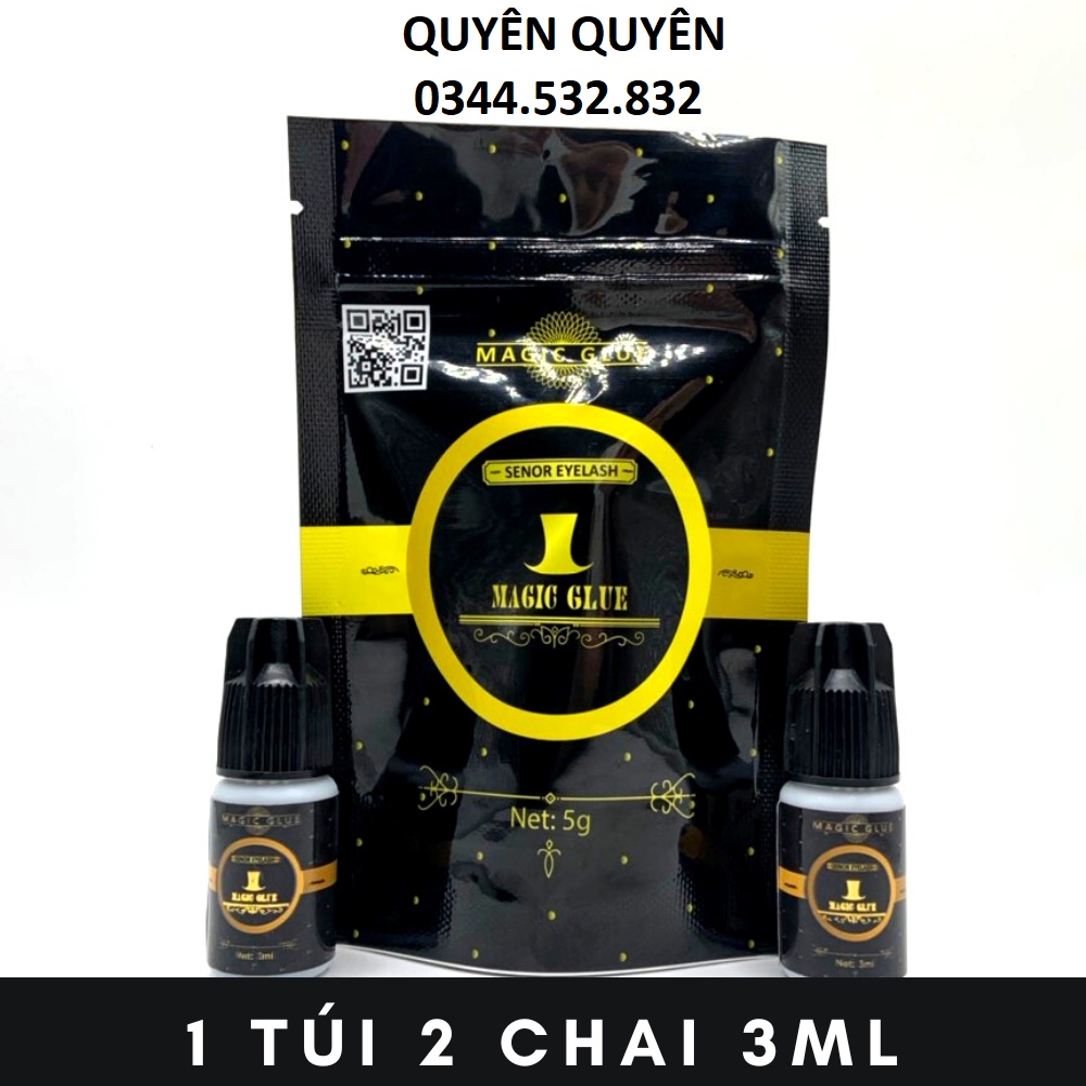 Keo magic glue-keo tạo fan-mi khay-mi fan -dụng cụ nối mi_QUYÊN QUYÊN