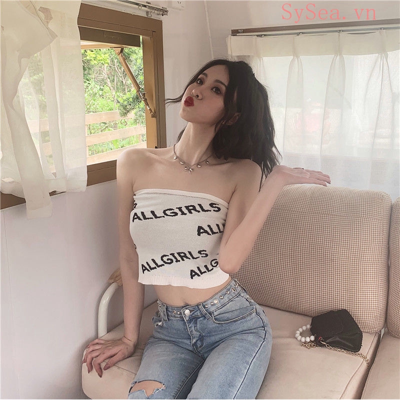 Áo Lửng Hai Dây Quyến Rũ Dành Cho Nữ