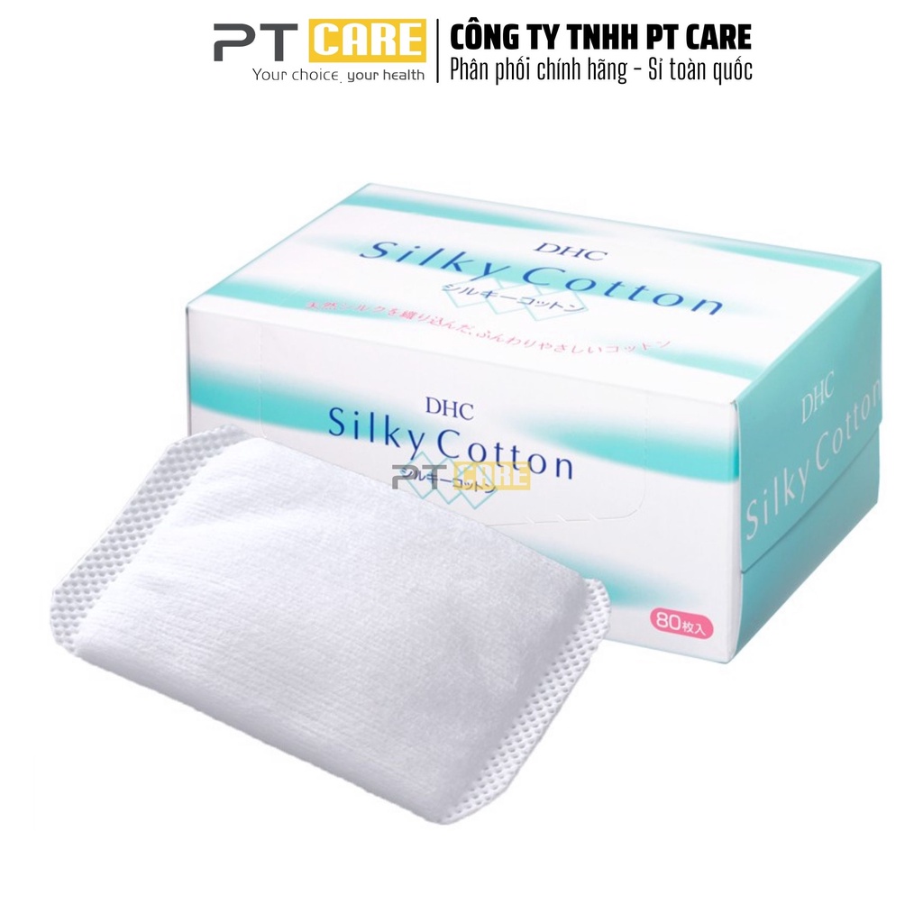 PT CARE | Bông Tẩy Trang DHC Silky Cotton 80pc
