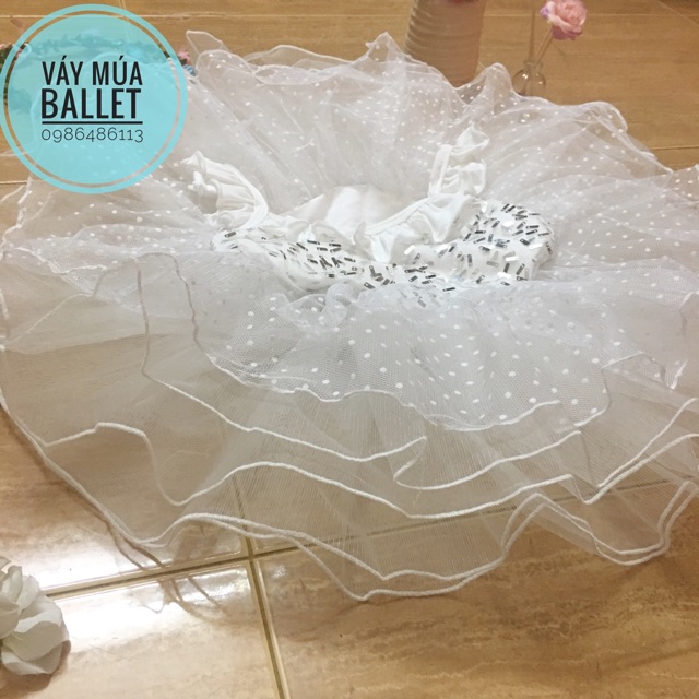 Váy múa ballet kimsa tay tiên (có sỉ từ 5c)