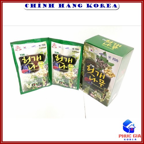 Nước Bổ Gan Hovenia TW Cao Cấp Hàn Quốc, Hộp 30 gói