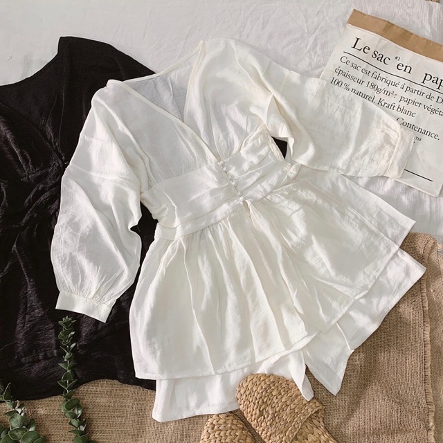 Set babydoll xô đũi