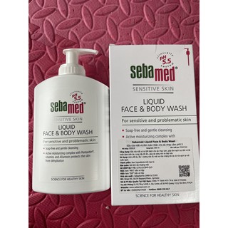 SỮA RỬA MẶT VÀ TẮM TOÀN THÂN SEBAMED LIQUID FACE & BODY WASH PH5.5 300ML-MP