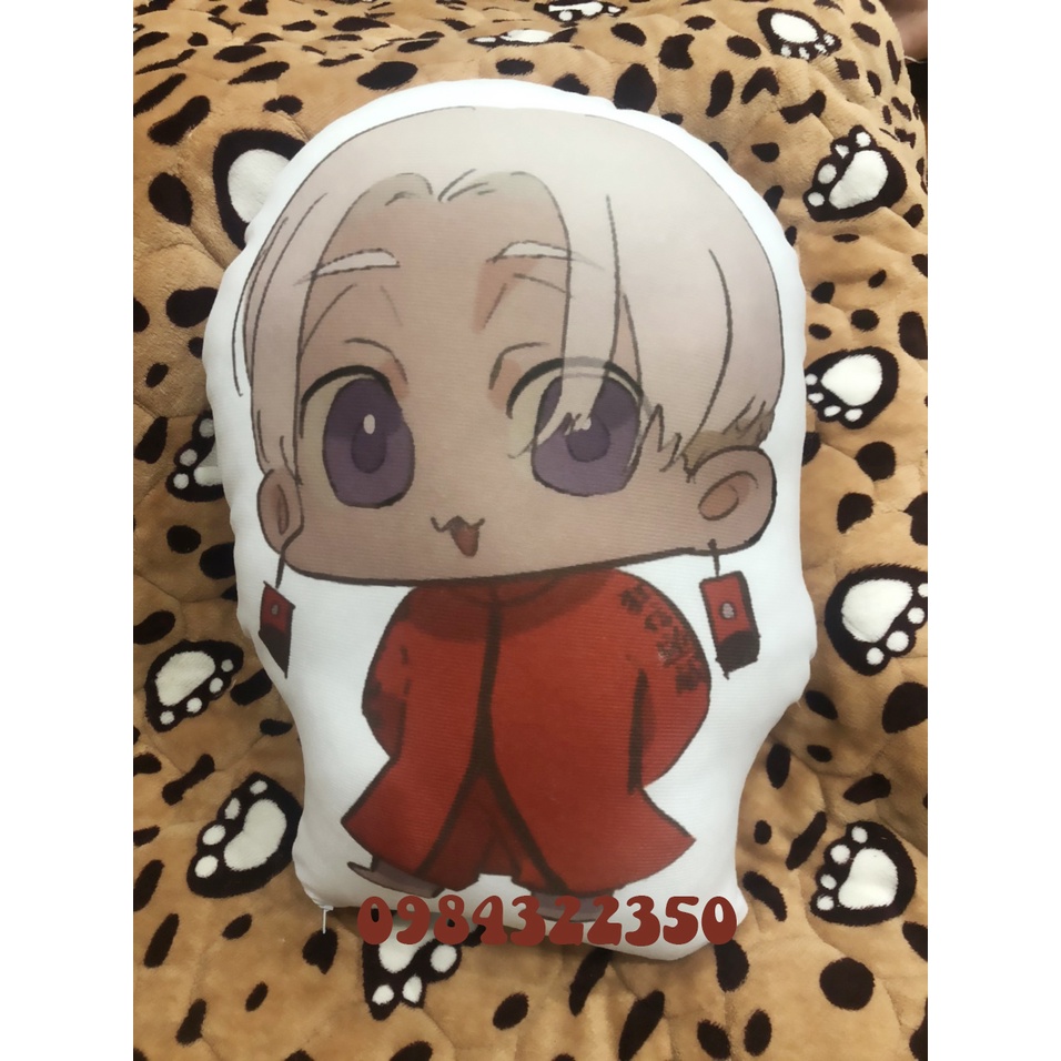 Gối ôm ngủ 2 mặt chibi mikey chifuyu matsuno Ryuguji Ken Kazutora Hanemiya TokyoRevengerss Kịch Trường Của Takemichi