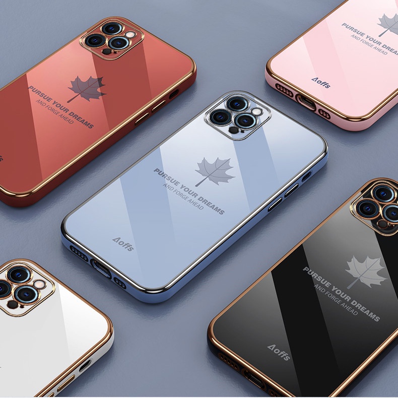 Ốp điện thoại cạnh vuông mạ điện bảo vệ camera kèm dây đeo cho Xiaomi Poco X3 NFC X3 Pro