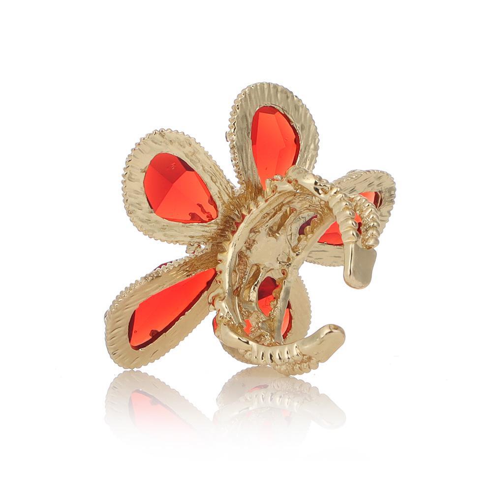 Bông Hoa Lớn Xinh Xắn Trang Trí Nội Thất|Nhẫn Đính Đá Sang Trọng Cho Nữ