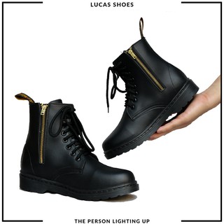 Giày dr.1460 zip all black cổ cao đen dinhluan396