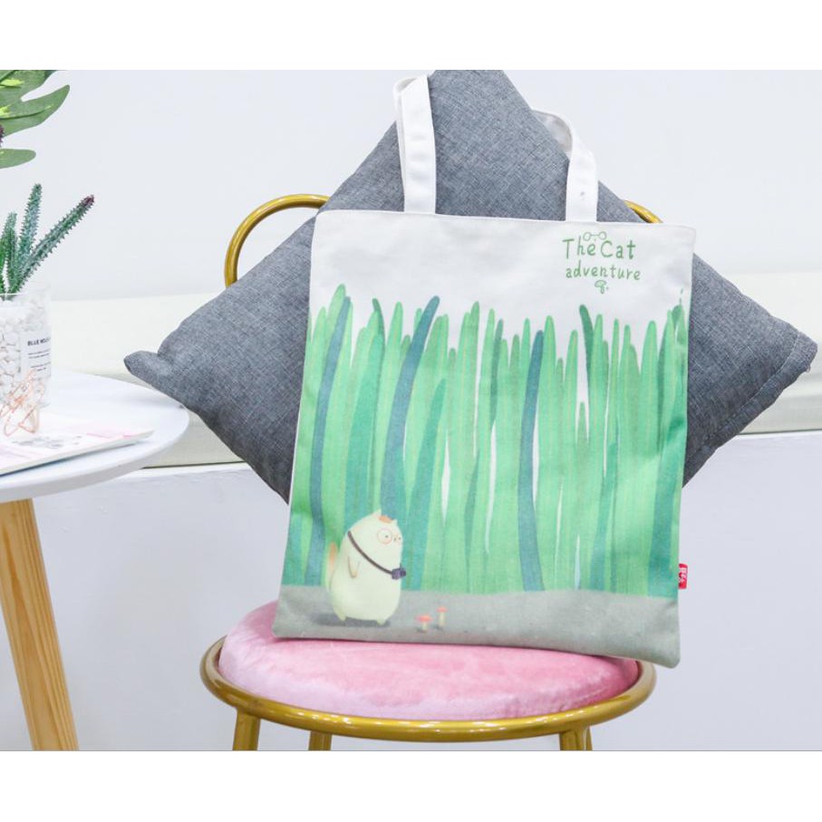 Túi Tote pastel xinh xắn ( túi vải tote )