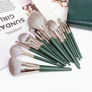 Bộ cọ trang điểm 14 cây trọn bộ dụng cụ makeup, cọ tán nền và cọ má hồng, cọ mắt tiện lợi