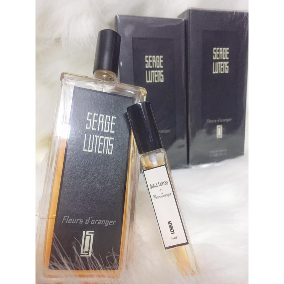 [NᴀᴄʜᴀSᴛᴏʀᴇ]  Mẫu thử nước hoa serge lutens fleur d'oranger 10ml Aᴜᴛʜ