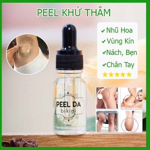 Peel khử thâm nhũ hoa và vùng kín nách bẹn