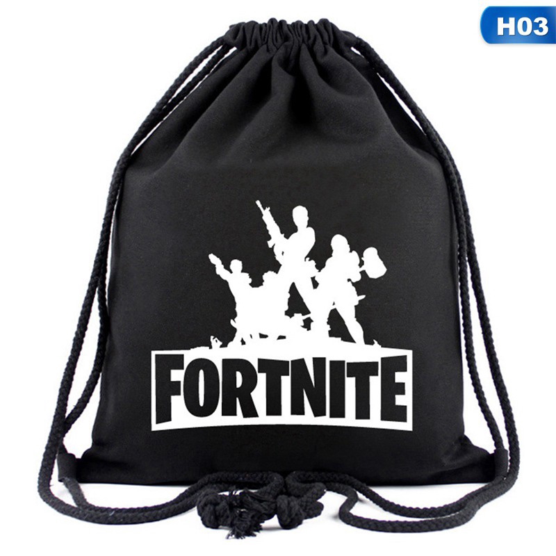 Baihuijianzhu Túi Dây Rút Chống Thấm Nước In Hình Game Fortnite Dogtag