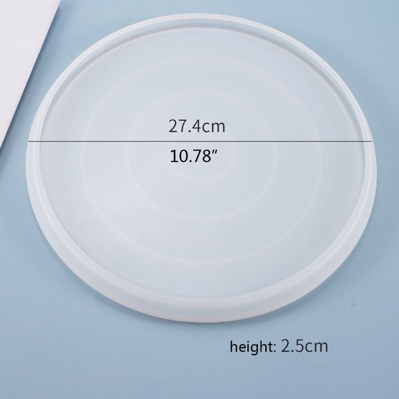 Khuôn Silicone Làm Đế Lót Ly Hình Tròn Bằng Epoxy UV