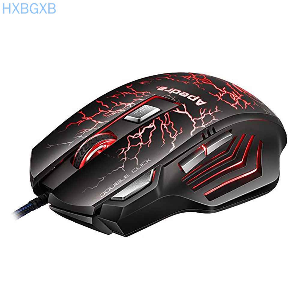 Chuột Quang Gaming Hxbg - Apedra A7 7 Nút 3200dpi