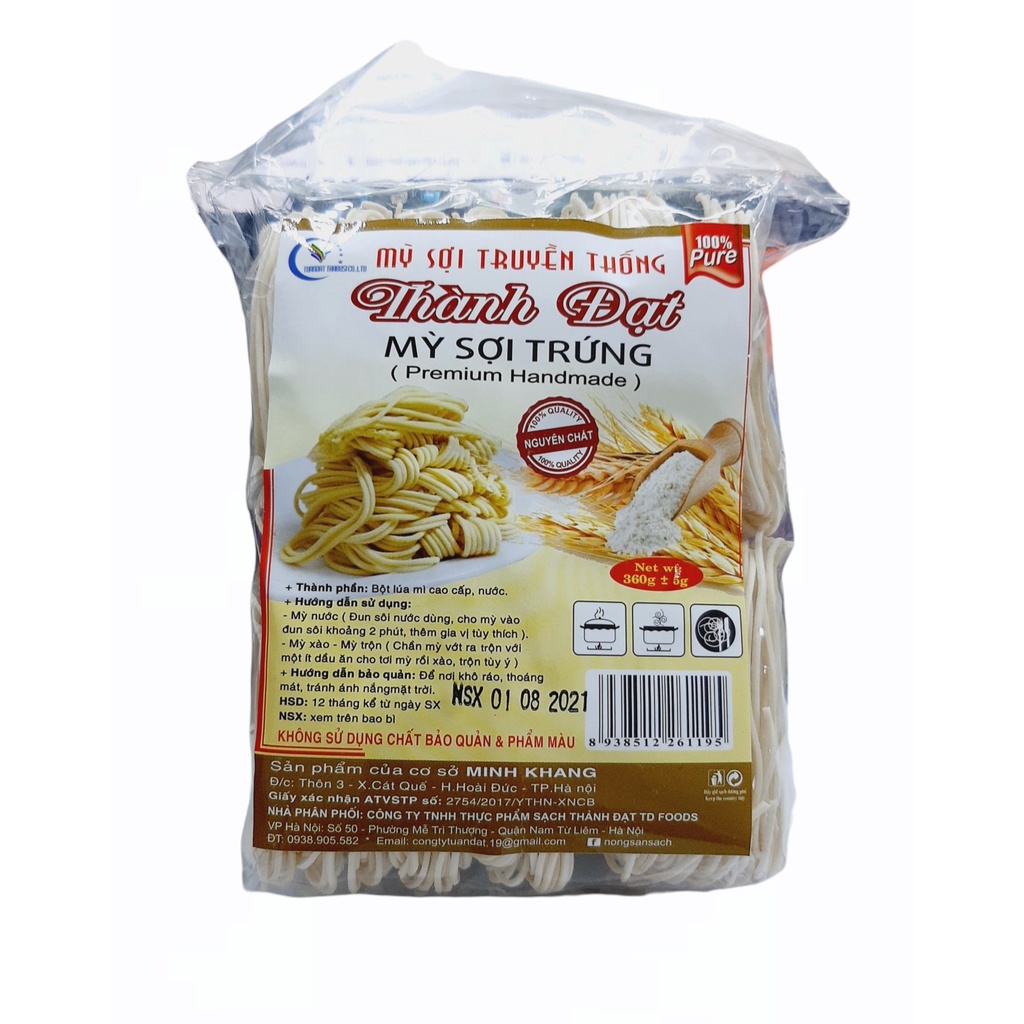 Thanh Hoá - Mỳ sợi trứng Thành Đạt 360g