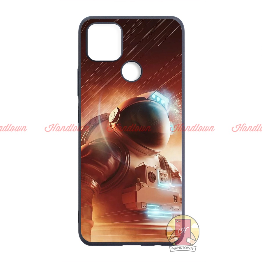 Ốp Lưng Realme Narzo 30A C25 C25S C12 C20 C20A 20A TPU Silicon Chống ố Chống Bẩn Không Gian Công Nghệ Bảo Vệ Handtown