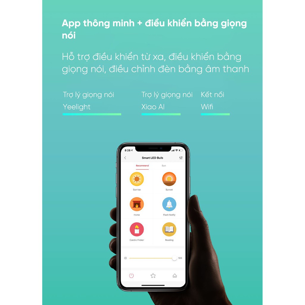 Bóng đèn LED thông minh Yeelight 1S YLDP13YL - Apple Homekit