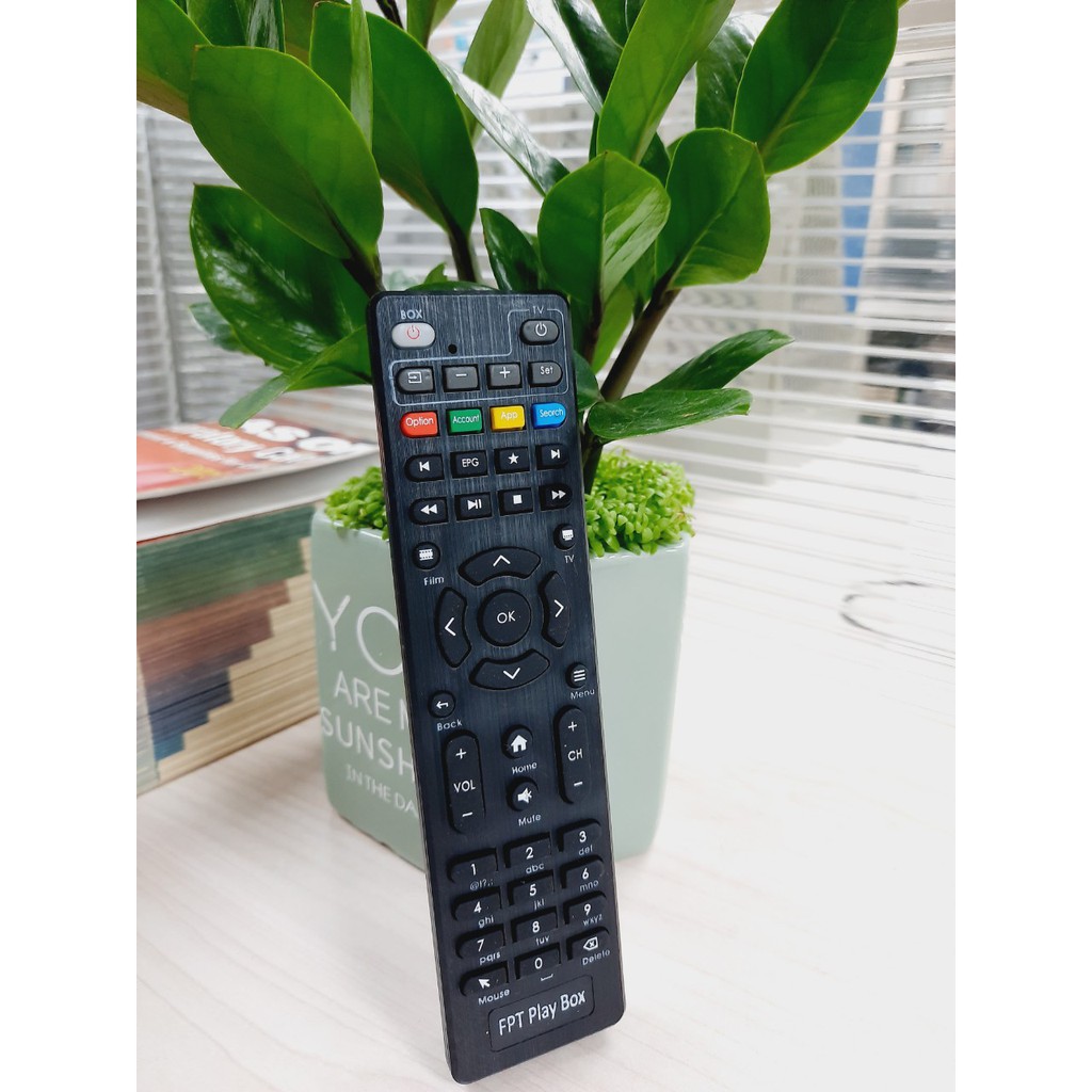 Remote Điều khiển đầu thu FPT Play Box- Hàng chính hãng mới Tặng kèm Pin!!!-Điện tử Alex