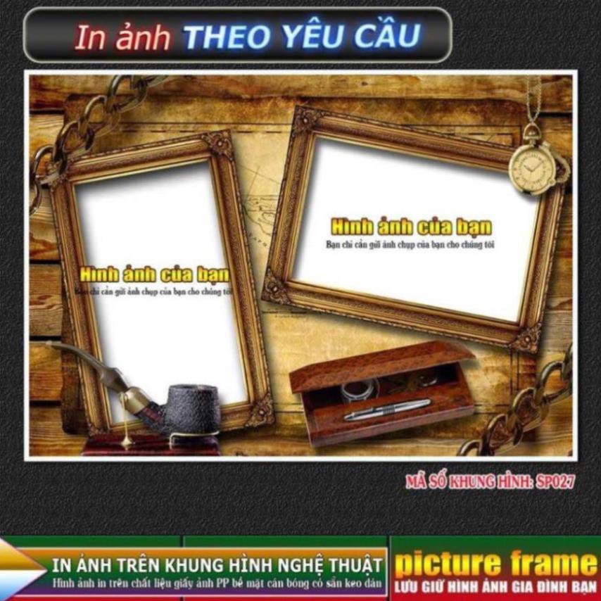 [IN ẢNH THEO YÊU CẦU] - lồng ghép ảnh vào khung hình nghệ thuật. Kích thước 10x15cm.