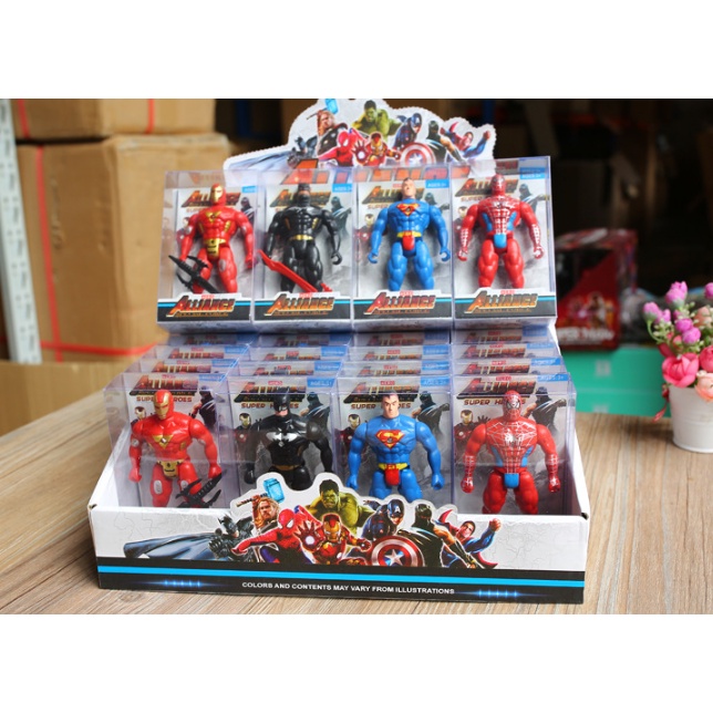 Đồ Chơi Super Man, Đồ Chơi Siêu Anh Hùng Cho Bé, Mô Hình Siêu Nhân  02086