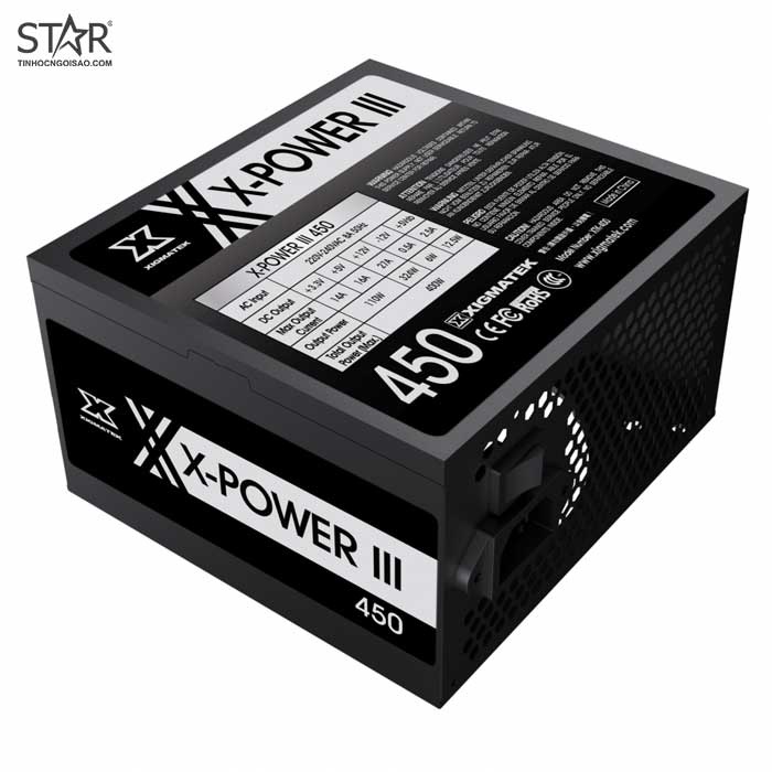 Nguồn Xigmatek 400W XPOWER III X450 (EN45969)