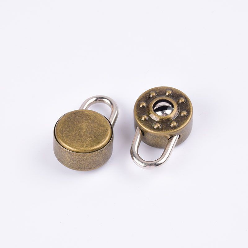 Ổ Khóa Hành Lý Mini Bằng Kim Loại Kèm Chìa Khóa Tiện Dụng