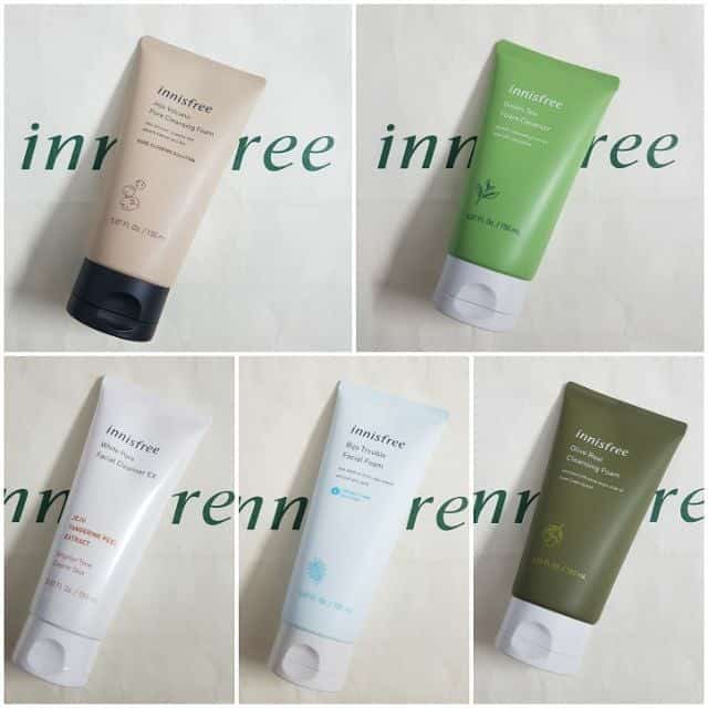 SỮA RỬA MẶT INNISFREE 150ML GREEN TEA | JEJU VOLCANIC | BIJA TROUBLE | APPLE SEED | SUPER VOLCANIC 2X
