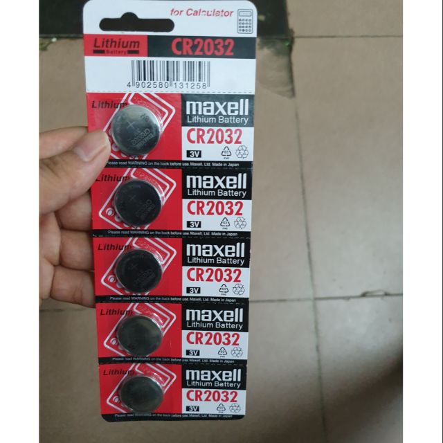 Pin 3v CR 2032 maxell - Điện Tử Duy Anh